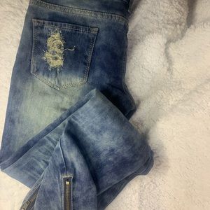 Ripped jeggings rue21